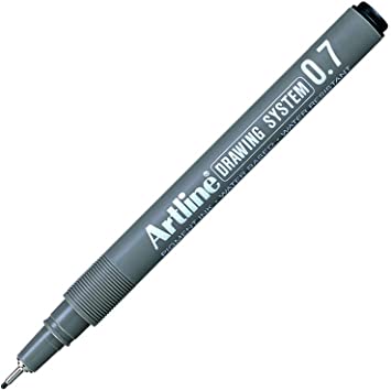 Drawing System Pen 0.7mm Black Artline Ref EK237